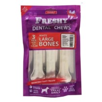 FreshyBüyük Boy Beyaz Dental Pres Kemik 12,5 Cm 5 Inç Toplam 165 Gram