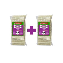 Freshy Dental Twists - Beyaz Burgu Çubuk - 100+100'lü Mega   2li Paket