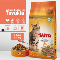 La Mito Yetişkin Tavuklu Kedi Maması 15 kg 