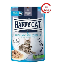 Happy Cat Alabalıklı Tahılsız Yetişkin Kedi Konservesi 85GR x 12 Adet