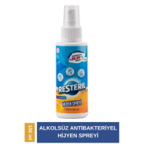 Resteril 200ml Alkolsüz Parfümsüz Bebek Çocuk Dezenfektan Su Bazlı Emzik ve Yüzey Temizleyici Hijyen Spreyi