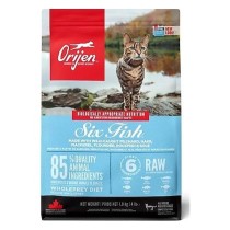 Orijen Six Fish Tahılsız Balıklı Yetişkin Kedi Maması 5,4kg